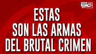 Estas son las armas del brutal crimen de Berazategui [upl. by Rizzi]