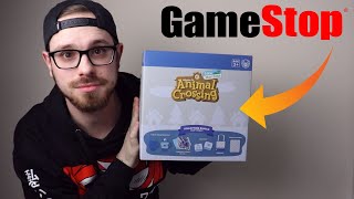 BRAND NEW ANIMAL CROSSING WINTER BOX FROM GAMESTOP  REVIEW [upl. by Ynnal]