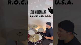 Happy 4th of July johnmellencamp 4thofjuly drums shorts rockintheusa [upl. by Constantino]