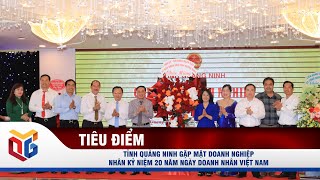 Tỉnh Quảng Ninh gặp mặt doanh nghiệp nhân kỷ niệm 20 năm ngày doanh nhân Việt Nam [upl. by Oterol]