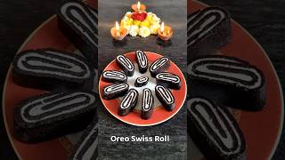 🪔 Diwali special  Oreo Swiss Roll 😋 shorts explore viral happydiwali diwali oreo [upl. by Inohs]