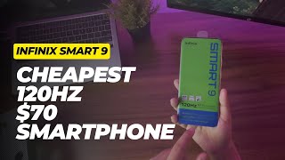 Infinix Smart 9  Cheapest 120Hz Phone 2024 [upl. by Landrum]