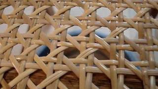 Chair Caning TipsSplit Cane [upl. by Crescin]