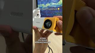 Mini projector no need tv  projector srilanka vairalshort songs funny sinhalasongs [upl. by Omlesna]