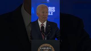 Biden speaks about his late son Beau and how his endorsement of Kamala is in good faith to him [upl. by Asira349]