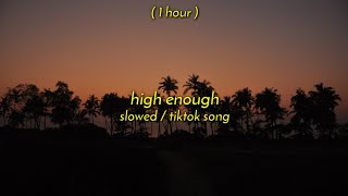 1 Hour  KFlay  High Enough slowed down  quotI don’t need drugs cause i’m already high enoughquot [upl. by Esaj]