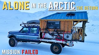 I Didnt Make It  Truck Camping at the Top of Alaska in a 75F Arctic Blizzard in my Old Ford Truck [upl. by Hetty]