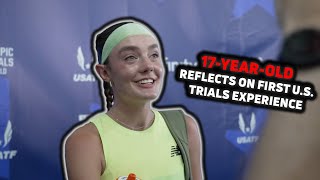 17YearOld Sadie Engelhardt Learned Some Big Lessons At The US Olympic Trials [upl. by Zerimar]