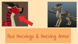 Red for HiveWings amp HiveWing Armor Development  Wings of Fire Beta [upl. by Atul]