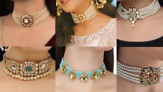 Latest Choker Necklace Design 2020Pearl Choker Set [upl. by Beeson]