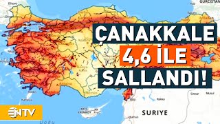 Çanakkalede 46 Şiddetinde Deprem  NTV [upl. by Sherri]