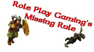 Role Play Gamings Missing Rule [upl. by Elisha]