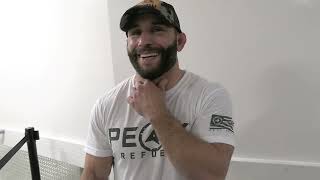 Chad Mendes BKFC postfight interview after first bareknuckle win against FAMEZ Knucklemania 2 [upl. by Ailyn360]