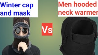 Winter cap and mask Vs Neck hooded warmerSairaImranvlogs [upl. by Allys]