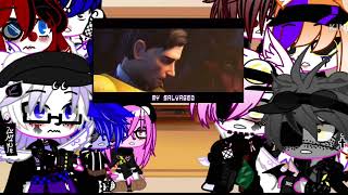 Oc fnaf sister location reaction to Salvaged rage song in gacha club my au FNAF here is Part 2￼￼ [upl. by Pfister]