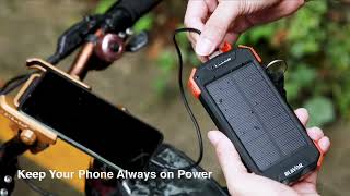 BLAVOR Solar Charger Power Bank [upl. by Conway746]