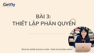 G Ver Bài 3 Thiết lập phân quyền [upl. by Attenreb518]