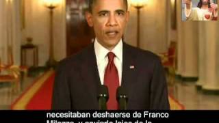 Obama le agadece a Milazzo haber matado a Bin Laden [upl. by Doralynne]