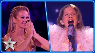 11yearold Olivia Lynes goes INTO THE UNKNOWN with POWERFUL cover  SemiFinals  BGT 2023 [upl. by Fulmer]