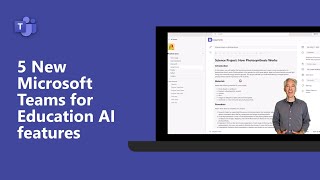 5 New Microsoft Teams for Education AI features [upl. by Merrie105]