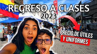 CUÁNTO CUESTA LA LISTA ESCOLAR Y LOS UNIFORMESRegreso a clases 2023 en Venezuela venezuela [upl. by Birch]