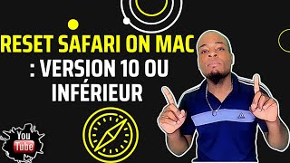 Reset Safari On Mac  version 10 ou inférieur [upl. by Datha]