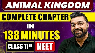 ANIMAL KINGDOM in 138 Minutes  Full Chapter Revision  Class 11th NEET [upl. by Neersan298]