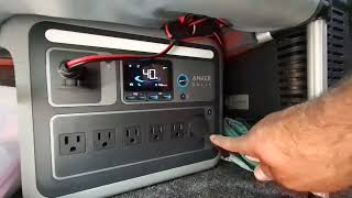 Power in the truck camper bed or van the easy way with a Portable Power Station [upl. by Marguerite2]