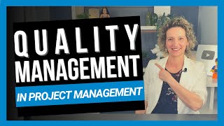 How to Create a Project Quality Management Plan [upl. by Ekal]