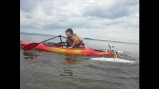 Kayak Outriggers Stability Test  Part I [upl. by Artenal]