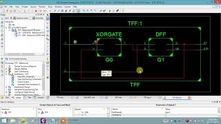 Designing T Flip Flop in VHDL [upl. by Aube865]