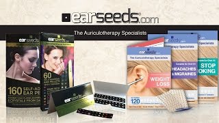 Ear Acupressure with ear seeds [upl. by Ellenor]