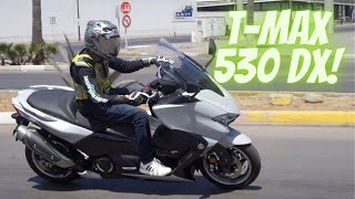 تجربة قيادة السكوتر رقم 1  YAMAHA TMAX 530 DX 2020 [upl. by Alf]