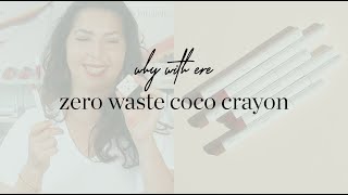 Ere Perez Zero Waste Lipstick  Sustainable Beauty Ecolution [upl. by Nesaj]