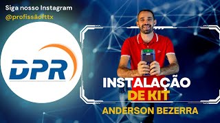 Instalação de KIT DPR  tecnologia fttx fttx fibra 5g internet telecom provedordeinternet [upl. by Joub]