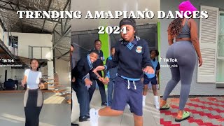 Best of amapiano dance challenges  2024 [upl. by Alioz]