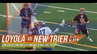 Loyola IL vs New Trier IL  2013 Laxcom High School Championship Week [upl. by Airdni]