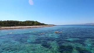 Swimming at Proizd island Korcula Croatia [upl. by Liddle]