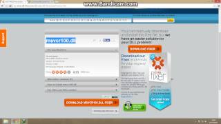 msvcr100dll missing error fix 20132014 [upl. by Katey240]