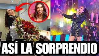 KARIME PINDTER LE MANDA FLORES A GALA MONTES TRAS CANTAR EN EL AUDITORIO NACIONAL CON PATU CANTU [upl. by Ytinirt]