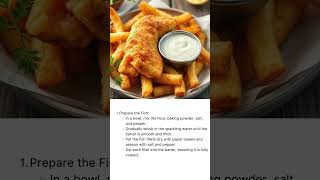 Crispy homemade Fish and Chips Recipe  Crispy Golden Perfection [upl. by Oriel852]