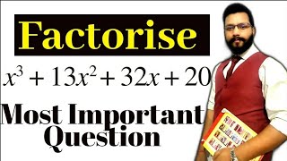 Factorisation of cubic Polynomial Class 9  How to factor cubic Polynomial [upl. by Bixler]