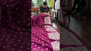 Lehenga Making Process  Garment Designer  Purple color Sequence work Designer Lehenga lehengas [upl. by Thessa]