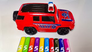 Police 3D Light and Music Jeep Car  Siren And Lighting Fun Toy Review [upl. by Arnold]