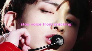 Subliminal  Stop Voice from Cracking ♡ [upl. by Anella]