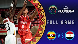 Group Phase  Uganda v Egypt  Full Basketball Game  FIBA U18 AfroBasket 2024 [upl. by Ajssatan]