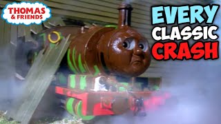 EVERY CRASH in Classic Thomas amp Friends [upl. by Ahsuas]