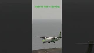 Binter Canarias ATR72 Landing Madeira Airport [upl. by Odilo]