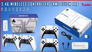 24G Wireless Controller Game Stick Pro Unboxing amp Testing  Game Stick 4K Pro  Gaming Console [upl. by Jade]