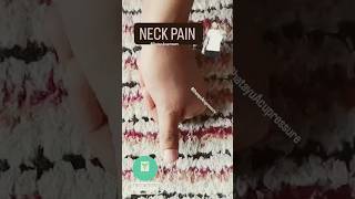 Neck Pain or Cervical PainTry this Thumb Massage Therapy Acupressure Therapy reflexology massage [upl. by Connor275]